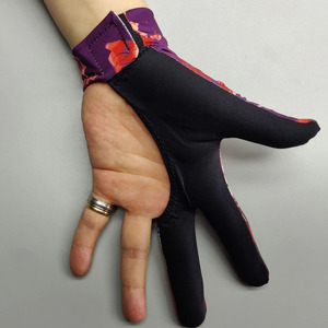 Guante de billar para hombre, tejido de malla ligero de secado rápido, accesorio deportivo de tres dedos para entrenamiento y competición - Product Image 4