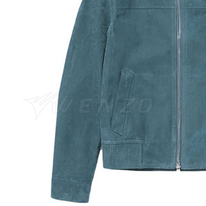 Fashionable Winter <b>Men</b> <b>Suede</b> Leather <b>Jacket</b>-Eco-Friendly Breathable Outerwear with Front Logo High Quality Durable Stylish - Product Image 6