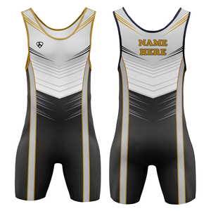 Combinaison de lutte personnalisée pour hommes, uniforme sublimé, séchage rapide, compression extensible, combinaison de lutte une pièce, OEM ODM Cus - Product Image 3