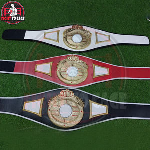 Crea tu propio cinturón de campeonato de artes marciales mixtas, lucha libre y boxeo, personalizado, ligero, ajustable y de cuero. - Product Image 2