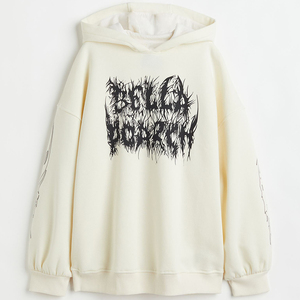Sudadera con Capucha de Manga Larga para Mujer, Diseño Moderno, Algodón Sólido, con Bordado, Colores Personalizados - Product Image 3