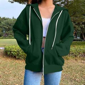 OEM Custom Logo Wholesale Factory Direct Full <b>Zip</b> <b>up</b> Hoodie 420 GSM Heavyweight 100% Cotton Fleece Sweatshirt - Product Image 4