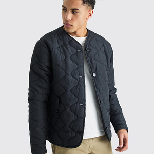 Fashionable Wholesale Top Selling Stand Collar Front Logo <b>Long</b> Sleeve Streetwear High Quality Plain Comfortable Men's <b>Jackets</b> - Product Image 4