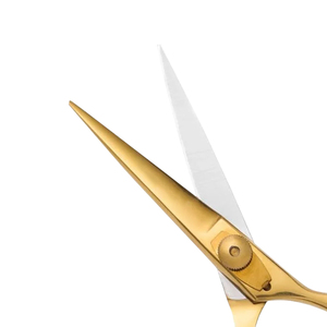 Juego de Tijeras Profesionales de Acero Inoxidable de 5 Pulgadas para Barba y Bigote con Estuche de Cuero y 2 Peines Pequeños para un Aseo Preciso - Product Image 3