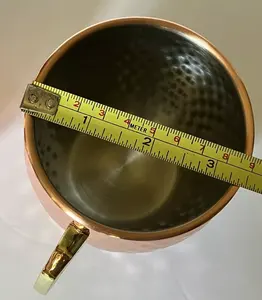 Taza de Cobre Hecha a Mano de Alta Demanda para Bebidas Frías, Jugos, Smoothies o Bebidas de Verano, Disponible a Precio de Exportación - Product Image 5