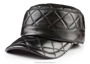 Chapeau haut de forme Plaid chaud Gennie cuir fait OEM ODM Services casquettes - Product Image 6