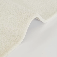 Tapis tufté doux couleur ivoire – Tapis moelleux moderne et minimaliste pour salon, chambre et décoration intérieure