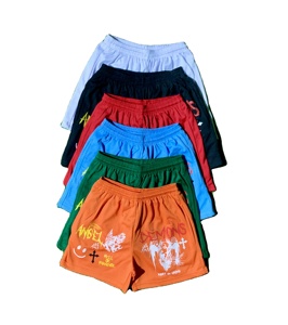 Short garçon avec logo personnalisé vierge pour hommes grande taille short de sport en maille polyester pour hommes basket-ball avec poche - Product Image 1