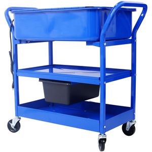 Lavatrice Mobile per Parti Auto Resistente da 20 Galloni con Soluzioni di Pulizia a Base d'Acqua - Product Image 6