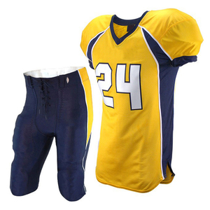 Custom American Football Uniform Set Full Sublimation Team Jersey and <b>Padded</b> <b>Pants</b> Kit Personalized Game Wear - Product Image 5