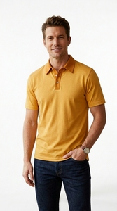 Polo en polyester pour homme, séchage rapide, léger, respirant, décontracté, pour le sport et le golf, logo personnalisé, fournisseur en gros, OEM - Product Image 2