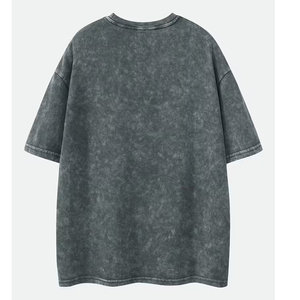 Oversized Men's <b>T</b>-<b>Shirt</b> Short Sleeve O-Neck Streetwear Jersey Cotton Printed Letter Pattern Front Logo Breathable Fit Tees - Product Image 2
