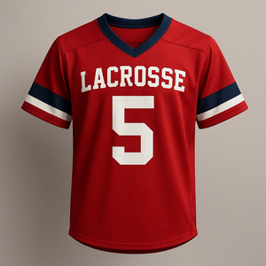 Maillot de lacrosse : Service OEM, Maillot de lacrosse tendance en vente, Col en V personnalisé, Confectionné avec les meilleurs matériaux - Product Image 3