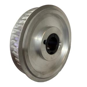 พูลเลย์ไทม์มิ่ง 48 ฟัน ระยะห่างแกน 25 มม. พร้อมบูชแบบเทเปอร์ล็อค วัสดุอะลูมิเนียม พร้อมหน้าแปลน - Product Image 3