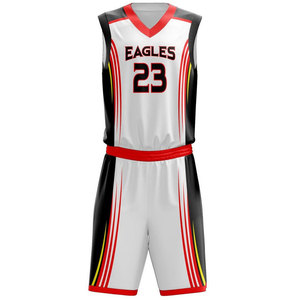 Durable High Performance Competition Sportswear Basketball Uniform Custom Color Design Modern Style Team Basketball Uniform - Product Image 5