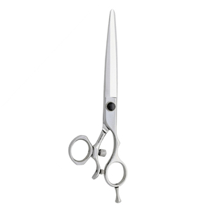 High Quality Ergonomic Swivel Thumb Hair Cutting <b>Shears</b> Silver Professional Barber Salon Scissors Razor Sharp Edge - Product Image 6
