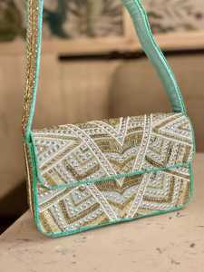 Whimsy <b>Art</b> Craft Luxury Beaded Classic Shoulder Bag Elegant Embroidered Pearl <b>Sequin</b> Handbag Designer Inspired Evening Bag Mixed - Product Image 5