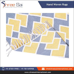 Tapis antidérapants en laine de haute qualité en coton lavable avec toucher doux et poignée de sécurité motif abstrait fonctionnel - Product Image 5