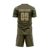 Maillots de football personnalisés imprimés avec numéro, nouveaux kits de football pour hommes, maillot d'entraînement, veste à manches courtes, ensemble de survêtement, uniforme de football