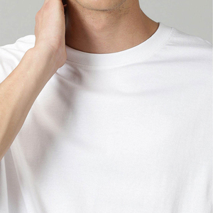 T-shirts pour hommes à séchage rapide, tendance du moment, 100% coton respirant, col rond, coupe ample - Couleurs et logos personnalisables - Product Image 5