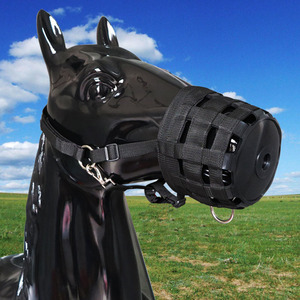 Équipement d'équitation robuste et durable, couvre-museau pour cheval confortable et élastique - Product Image 4