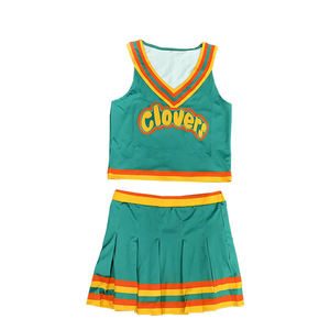 Uniforme de cheerleading pour femmes de haute qualité, séchage rapide, léger, couleur unie, fabriqué au Pakistan, à vendre - Product Image 2