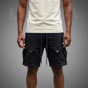 Pantalones Cortos Cargo Personalizados Estilo Americano para Hombre, Ropa Deportiva de Algodón, Cómodos y con Múltiples Bolsillos, Venta al Por Mayor - Product Image 3