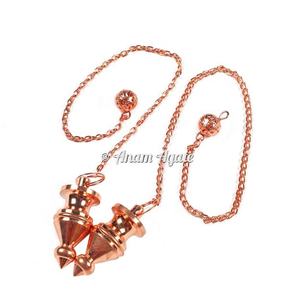 Pendule en métal de guérison naturelle Pendules de radiesthésie sculptés en or égyptien en agate de pierres précieuses Fournisseur de haute qualité - Product Image 6