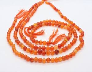 ลูกปัดคาร์เนเลียนธรรมชาติทรงกลมเรียบ ขนาด 5-5.5 มม. สีส้ม ลูกปัดพลอยคาร์เนเลียน 12 นิ้ว ลูกปัดกลมคาร์เนเลียนสำหรับทำเครื่องประดับ - Product Image 2