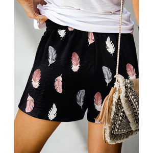 กางเกงว่ายน้ำผู้หญิงทรงหลวมสำหรับฤดูร้อน พิมพ์ลายแบบซับลิเมชั่นเนื้อนุ่ม สกรีนโลโก้ได้ตามต้องการ ขายดี กางเกงชายหาด - Product Image 3