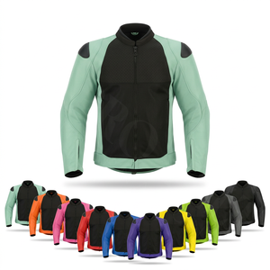 Custom Clothing Manufacturer Hybrid Textile Racing Motorbike Jacket Dual Material Ce Armor Corduroy Polyester Custom Moto Jacket - Product Image 1