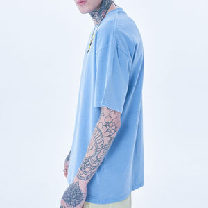 เสื้อยืดคอกลมทรงหลวมโอเวอร์ไซส์ แขนยาว พิมพ์ลายตามสั่ง ผ้าฝ้าย 100% คุณภาพสูง เป็นมิตรต่อสิ่งแวดล้อม ทรงบ็อกซี่ สำหรับผู้ชาย - Product Image 4