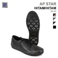 AP Star Safety Shoes <b>Black</b> Casual Waterproof PVC <b>Sneakers</b> - Product Image 2