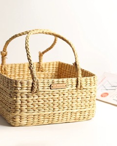 Handwoven Seagrass Fruit <b>Basket</b> for Gift Hampers Handmade Storage <b>Basket</b> Wholesale eco-friendly Made in Viet Nam - Product Image 6