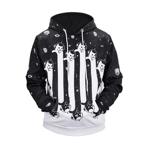 Custom printed high quality all over print hoodie custom unisex men's designer sublimated hoodies - Product Image 2
