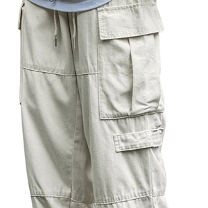 Pantalons cargo streetwear pour hommes sur mesure, coupe ample, pantalons utilitaires multi-poches, fabrication de vêtements en gros OEM ODM, usine de fabrication de vêtements pour hommes - Product Image 4