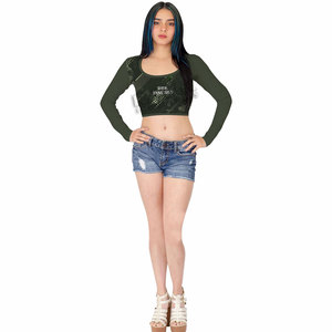 Camisetas Cortas de Moda para Mujer, de Manga Larga, para Uso en Exteriores, Fabricadas por el Mejor Fabricante - Product Image 1
