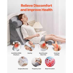 Juego de Cuñas Ortopédicas para Cama, 4 Piezas, Cojín Ajustable para Soporte Postoperatorio de Brazo, Pierna, Cuello y Hombro - Product Image 5
