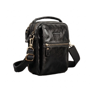 <b>Men's</b> Winter Luxury High Quality Vintage Genuine Leather <b>Messenger</b> <b>Bag</b> Small Crossbody Shoulder Purse Buckle Closure Outdoor - Product Image 3