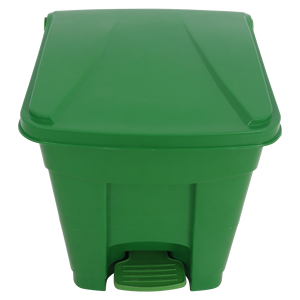 Red Rectangular <b>Plastic</b> Biohazard Waste <b>Bin</b> with Foot Pedal for Medical Use in Hospitals - Product Image 5