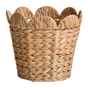 Wholesale Woven Water Hyacinth Planter Pot Minimalist Boho Flower <b>Plant</b> <b>Basket</b> Indoor Outdoor Garden Decor Vietnam Manufacturer - Product Image 1