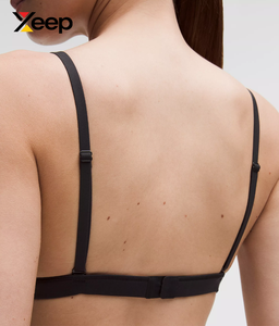 เสื้อชั้นในกีฬาโยคะคุณภาพสูงสำหรับผู้หญิง XEEP รุ่น XC-SB-181 แบบเรียบง่าย ระบายอากาศได้ดี สายปรับได้ แผ่นรองถอดออกได้ รองรับได้ดี - Product Image 4