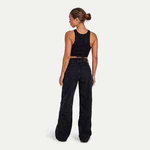 Venta Directa de Fábrica OEM, Jeans de Mezclilla para Mujer, Cintura Alta, Corte Recto y Holgado, Pantalones Vaqueros Holgados para Damas - Product Image 3