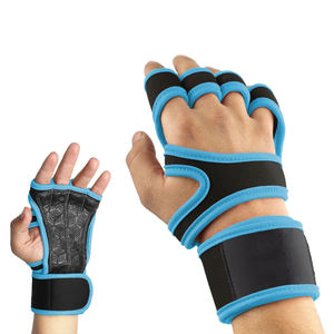 Guantes Deportivos de Medio Dedo de Poliéster para Hombre y Mujer, para Entrenamiento, CrossFit, Levantamiento de Pesas y Deportes, Impermeables y Antideslizantes - Product Image 1