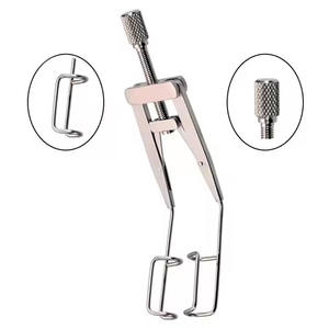 Espéculo Ocular Ajustable de Acero Inoxidable de 14 mm, Retractor Manual con Hojas Fenestradas de 5 mm de Profundidad, Instrumento Quirúrgico - Product Image 1