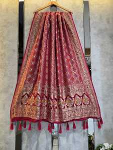 Mejor precio, dupatta de viscosa georgette pura, ligera, fluida, étnica, para mujer, para fiestas, bodas, venta al por mayor, OEM, exportación - Product Image 2