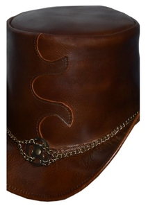 Chapeau de cowboy en cuir de qualité supérieure, fait main, style western, pour ranch, rodéo, équitation, extérieur, mode, à large bord, durable et de qualité. - Product Image 6
