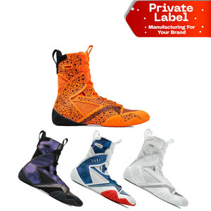 Zapatos de Boxeo Profesionales con Suela Anti-Torsión, Cierre de Cordones, Protección Contra Impactos, Anillo de Protección, Preformados, Ergonómicos y de Ajuste Personalizado - Product Image 1