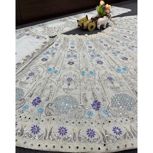 Hermosa Ropa De Boda Lehenga Choli Con Dupatta Para Fiestas - Product Image 3