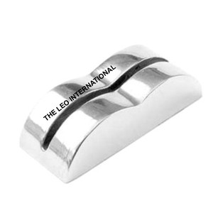 Modern Place <b>Card</b> Holder Stainless Steel Metal Desk <b>Card</b> Display Stand Office <b>Table</b> Storage for Hotel Home Decor - Product Image 1